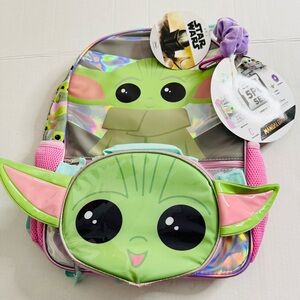 Star Wars Green and Pink Backpack